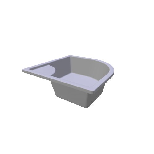 Ravak / Sprchové vaničky - kaskada / Sabina tray 90 LA - (895x895x288)