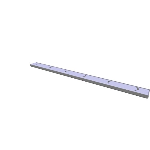 Ravak / Odtokové žlaby a vpusti / Chrome shower channel wall 75 - (750x60x17)
