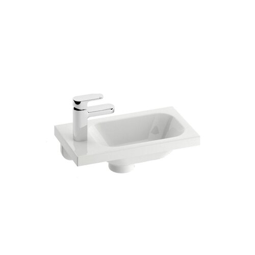 Ravak / Umyvadla - chrome / Chrome 40 L small washbasin - (400x220x120)