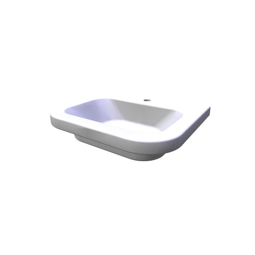 Ravak / Umyvadla - chrome / Chrome 55 washbasin - (554x472x166)