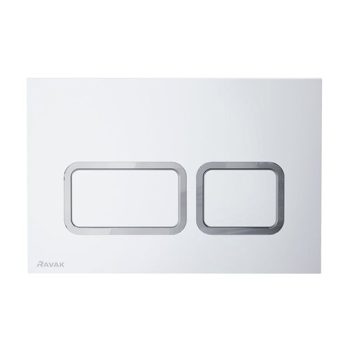 Ravak / Sanitární keramika / Twin toilet flush button - (249x166x5)
