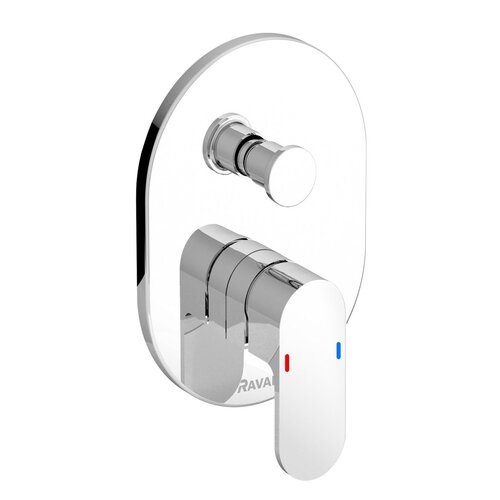 Ravak / Vodovodní baterie - chrome / CR 065 00CR O2 RB070 2 way concealed tap - (140x61x212)