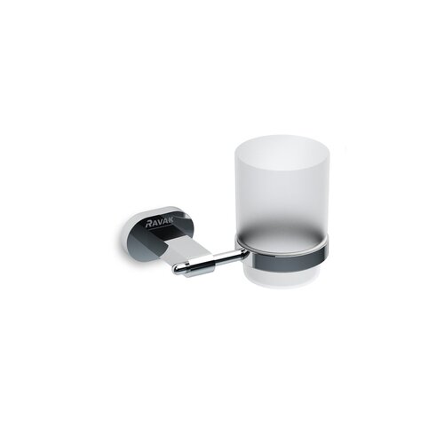 Ravak / Vodovodní baterie - doplňky chrome / CR 210 00CR Single cup holder - (130x99x95)