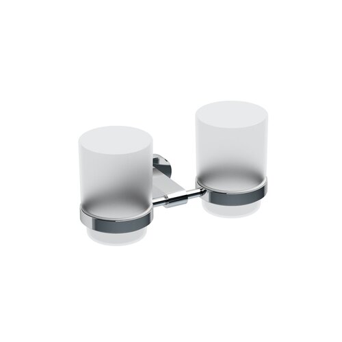 Ravak / Vodovodní baterie - doplňky chrome / CR 220 00CR Double cup holder - (188x99x95)