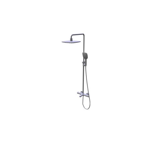 Ravak / Vodovodní baterie - termo / TE 092 00CR WH Thermostatic shower column with bath spout - (340x593x1601)