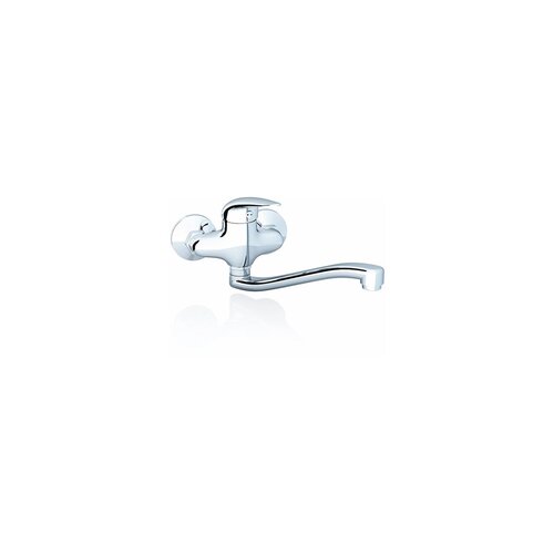 Ravak / Vodovodní baterie - suzan / SN 041 00CR 100 Wall mounted washbasin tap - (163x293x139)