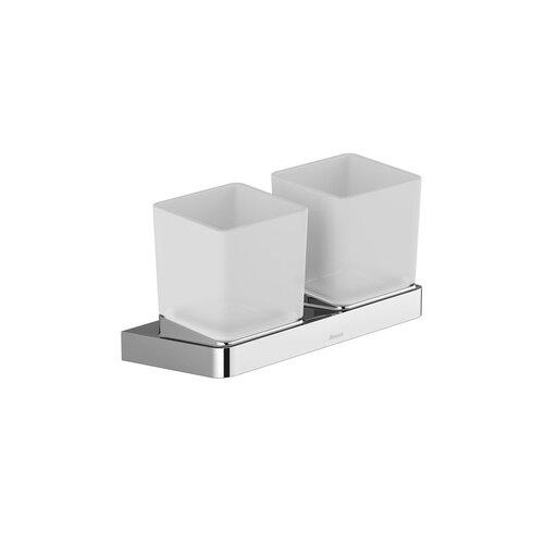Ravak / Vodovodní baterie - 10° doplňky / TD 220 00CR Double cup holder - (170x100x115)