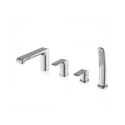 Ravak / Vodovodní baterie - flat / FL 026 00CR 4 hole deck mounted bathtub tap - (231x423x224)