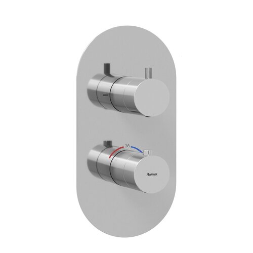 Ravak / Vodovodní baterie - espirit / ES 063 00CR O2 RB07C 2 way thermostatic concealed tap - (230x73x115)