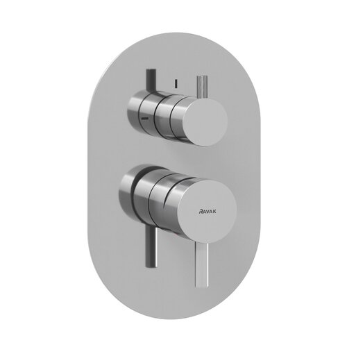 Ravak / Vodovodní baterie - espirit / ES 065 00CR O2 RB07E 2 way concealed tap - (125x57x195)