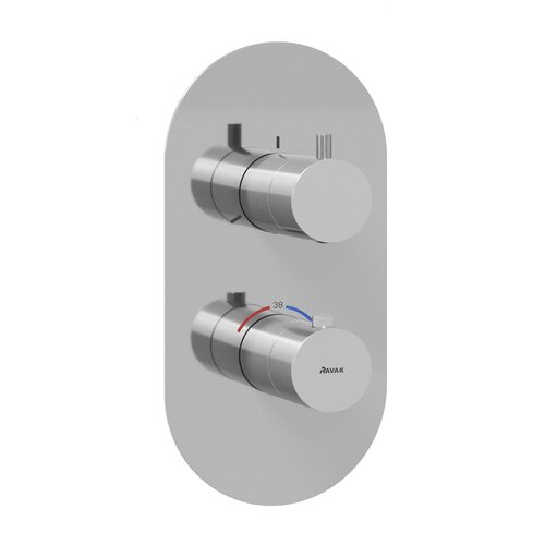 Ravak / Vodovodní baterie - espirit / ES 067 00CR O3 RB07C 3 way thermostatic concealed tap - (115x73x230)