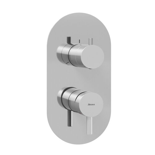 Ravak / Vodovodní baterie - espirit / ES 068 00CR O3 RB07F 3 way concealed tap - (115x73x230)