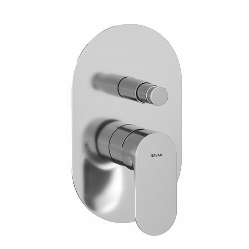 Ravak / Vodovodní baterie - eleganta / EL 061 00CR O2 2 way concealed tap - (115x67x190)