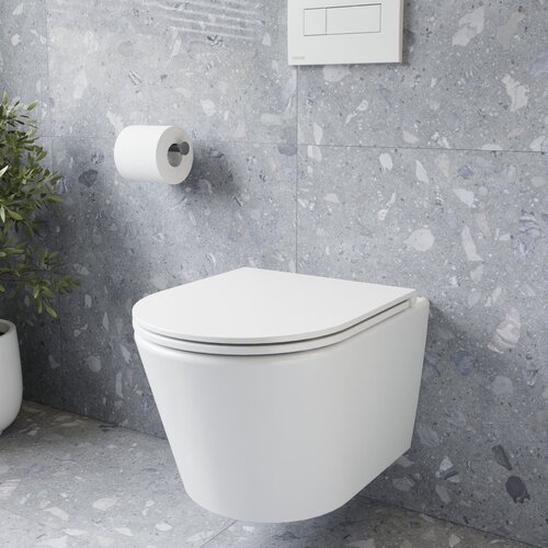 Ravak / Ceramika sanitarna / Flow RimOff toilet set - (356x508x344)