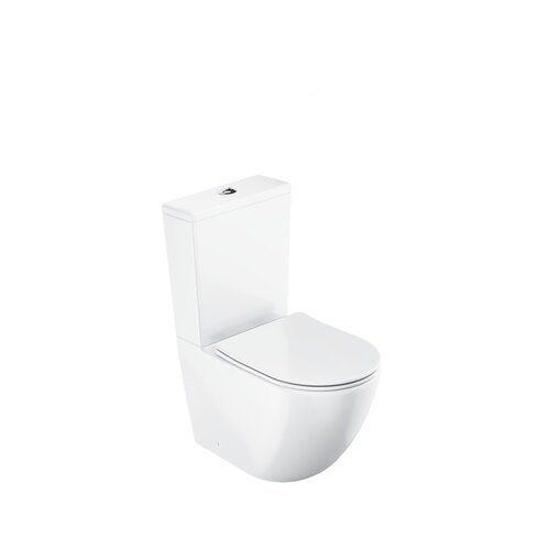 Ravak / Ceramika sanitarna / Optima RimOff Monoblock toilet set - (364x593x821)